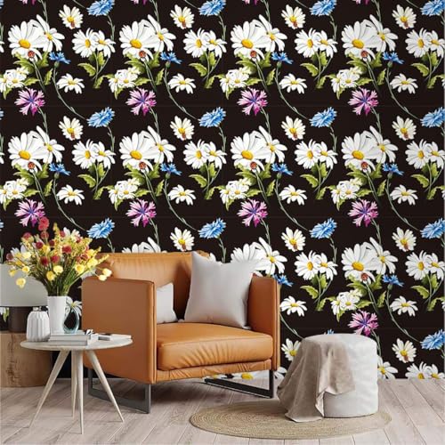 DMRLBYMC Selbstklebend Tapeten pvc Modernes, minimalistisches Mattierte Textur Wanddeko Bildtapete 3d Effekt Wand Dekoration Wohnzimmer Badezimmer Küche 45x500cm. von DMRLBYMC