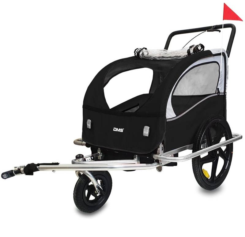 DMS Fahrradkinderanhänger DMS® Fahrradanhänger 2in1 Kinderanhänger Fahrrad Jogger Radanhänger von DMS