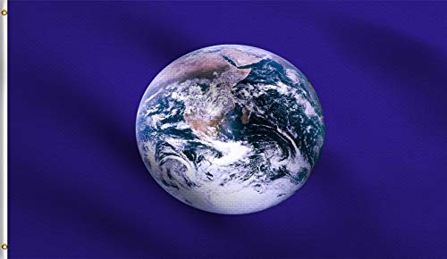 DMSE Clean Earth Planet Day Umweltflagge Flaggen, 70 x 90 cm, 100 % Polyester, 100 D, UV-beständig (60 x 90 cm) von DMSE Wholesale