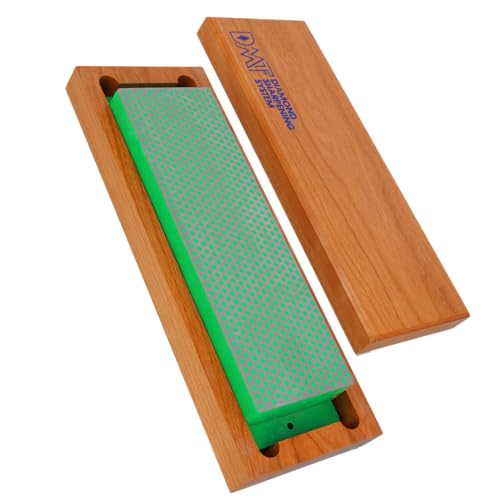 DMT Diamond Whetstone™ Diamant Schleifstein in Holzbox 8" Extrafein | Messerschärfer in Profiqualität | 20cm Wetzstein für Messer und Werkzeuge | Made in USA | W8E von DMT
