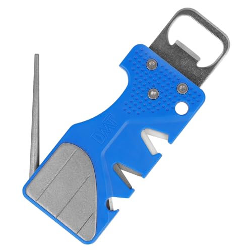 DMT Pocket Sharp Multitool Messerschärfer | Outdoor Messerschleifer mit Diamant-Schleifstein & -Schleifstab | V-Schärfer für Grob- & Feinschliff im perfekten Winkel | Inkl. Flaschenöffner | 20170 von DMT