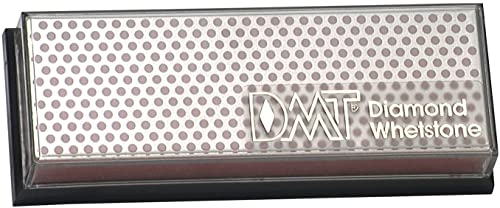 DMT Diamond Whetstone Wetzstein – fein mit Plastikbox, 15,2 cm / 6 Zoll, 1 Stück, W6FP von DMT