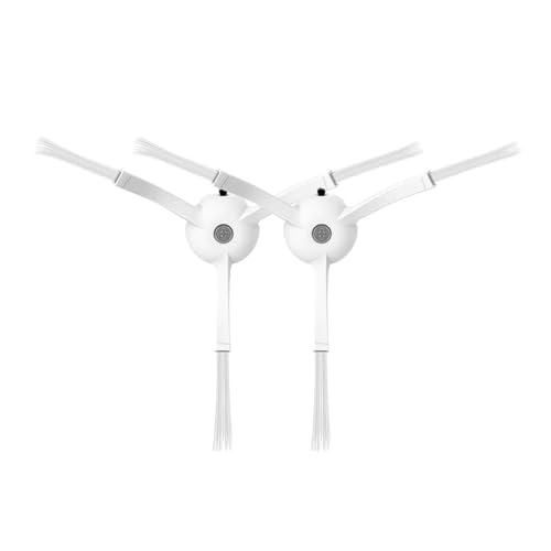 Ersatz-Seitenbürsten, kompatibel mit Roborock, S8 Pro Ultra S7 Max Qrevo Q7 Q8 Q5 MaxV S6 S5 S4 E5 E4 E3 E2 C1 Roboter-Staubsauger, Schwarz(White 2) von DMWLZHO
