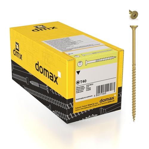 DMX - Holzschrauben Torx - Spanplattenschrauben - Schrauben 8,0x80 - Konstruktionsschrauben - Schrauben set 100 Stück - Terrassenschrauben - Torx Set - Holzbauschrauben - Senkkopfschrauben Set DMX - Holzschrauben Torx - Spanplattenschrauben - Schrauben 8,0x80 - Konstruktionsschrauben - Schrauben set 100 Stück - Terrassenschrauben - Torx Set - Holzbauschrauben - Senkkopfschrauben Set von DMX