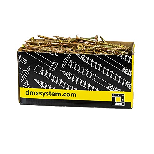 DMX - Holzschrauben Torx - Konstruktionsschrauben - Spanplattenschrauben - Terrassenschrauben - Senkkopfschrauben Set - CS - 5mm - TORX - Zink galvanisiert - 5x100 (100 St./Verp.) von DMX