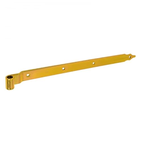 DMX - Ladenband Torband Ladenbänder Scharnier - Zink gelb - ZPK - Φ 16 600x10x40x5,0 von DMX