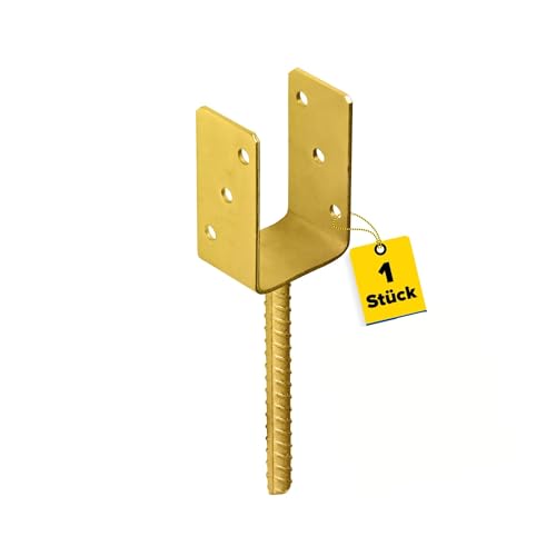 U Pfostenträger - Pfostenanker - Holzverbinder - Balkenschuh U profil - Pfostenträger 90x90 - Pfostenträger zum einbetonieren - Stützenfuß für Zaunpfosten, Holzpfosten, Terrasse, Carport U Pfostenträger - Pfostenanker - Holzverbinder - Balkenschuh U profil - Pfostenträger 90x90 - Pfostenträger zum einbetonieren - Stützenfuß für Zaunpfosten, Holzpfosten, Terrasse, Carport von DMX