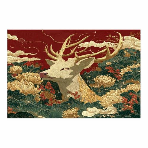 DMZPKZB Chinesische Ölmalerei Ink Winds Insel Geeignet für Büro, Schlafzimmer, Badezimmer, Sofa Studie zur Hoteldekoration Wandkunst Malerei(Grün)-50x70cm von DMZPKZB