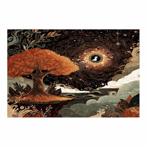 DMZPKZB Chinesische Ölmalerei Rote Laterne alte Gasse Geeignet für Büro, Schlafzimmer, Badezimmer, Sofa Studie zur Hoteldekoration Wandkunst Malerei(Blau)-30x45cm von DMZPKZB