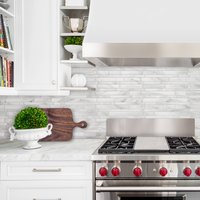 Smart Tiles Milano Massa Carrara Weißer Marmor Schälen Und Stick Aufkantung Sm1119 Smart Tiles Milano Massa Carrara Weißer Marmor Schälen Und Stick Aufkantung Sm1119 von DMarieInteriors