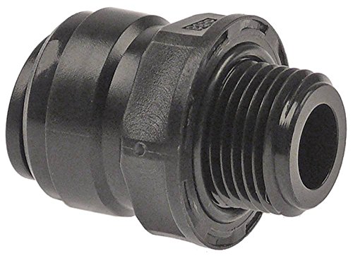 DMfit Rohrsteckverbinder gerade 3/8' BSP Rohranschluss ø12mm von Artist Unknown