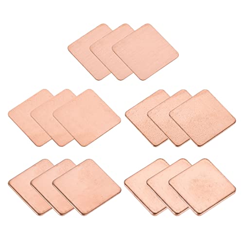DMiotech 15Pack 20x20mm Kupfer Pad thermische Kit IC Chips Kühler Unterlegscheiben für PC DMiotech 15Pack 20x20mm Kupfer Pad thermische Kit IC Chips Kühler Unterlegscheiben für PC von DMiotech