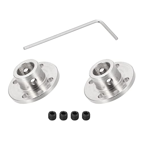 DMiotech 2 Pack 11mm Flansch Kupplung Anschluss Starre Leitfaden Welle Unterstützung Kuppler Welle Kupplung mit M2 Sechskant Brench und Schrauben für DIY RC Modell Motors DMiotech 2 Pack 11mm Flansch Kupplung Anschluss Starre Leitfaden Welle Unterstützung Kuppler Welle Kupplung mit M2 Sechskant Brench und Schrauben für DIY RC Modell Motors von DMiotech