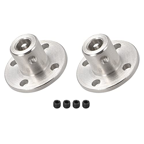 DMiotech 2 Pack 5mm Innen Durchmesser H12xD10 Flansch Kupplung Anschluss Starre Leitfaden Welle Unterstützung Kuppler Welle Kupplung mit Schrauben für DIY RC Modell Motoren Silber DMiotech 2 Pack 5mm Innen Durchmesser H12xD10 Flansch Kupplung Anschluss Starre Leitfaden Welle Unterstützung Kuppler Welle Kupplung mit Schrauben für DIY RC Modell Motoren Silber von DMiotech