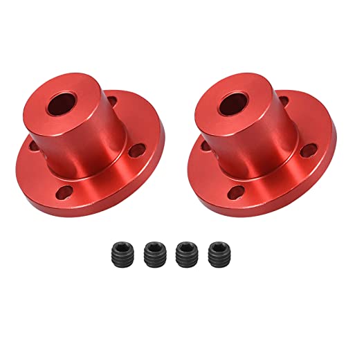 DMiotech 2 Pack 5mm Innen Durchmesser H15xD15 Flansch Kupplung Anschluss Starre Leitfaden Welle Unterstützung Kuppler Welle Kupplung mit Schrauben für DIY RC Modell Motoren Rot DMiotech 2 Pack 5mm Innen Durchmesser H15xD15 Flansch Kupplung Anschluss Starre Leitfaden Welle Unterstützung Kuppler Welle Kupplung mit Schrauben für DIY RC Modell Motoren Rot von DMiotech