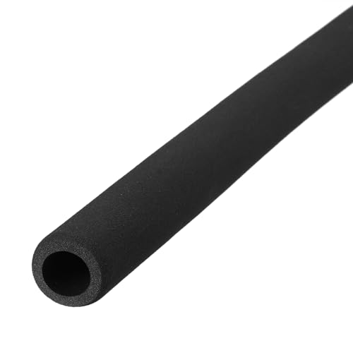 DMiotech 2 Packung 18mm Durchmesser x 5mm 8" Schwarz Schaum Griff Umhüllung Geschlossener zelliger Schaumstoff Schläuche Rutschfest für Utensilien Werkzeuge Griffe Rohre Isolierung von DMiotech