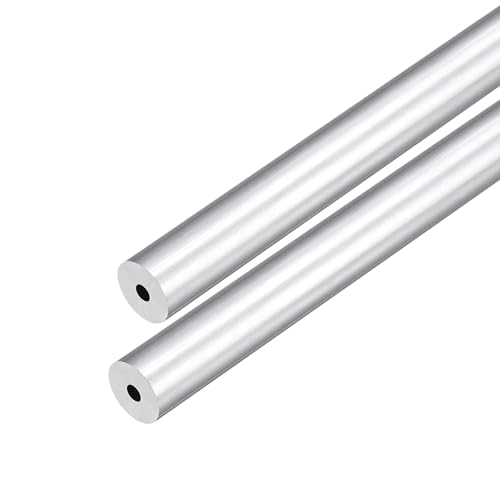 DMiotech 2er Pack (10mm Außendurchmesser x 3mm Innendurchmesser) 6063 Aluminium Rundrohr 250mm Länge Industriemetallrohr für Maschinenrahmenbau DIY-Projekte von DMiotech