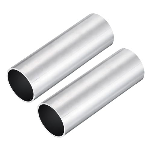 DMiotech 2er Pack (32mm Außendurchmesser x 25mm Innendurchmesser) 6061 Aluminium Rundrohr 200mm Länge Industriemetallrohr für Maschinenrahmenbau DIY-Projekte von DMiotech