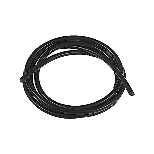 DMiotech 2mm ID 4mm AD 3.3Ft Silikone Rohr Schwarz Industriell Silikone Schlauch für Wasser Luft Pumpe Garten Bewässerung von DMiotech