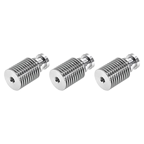DMiotech 3 Pack M6 Kühler 3D Drucker Aluminium Legierung Silber für 1.75mm Filament DMiotech 3 Pack M6 Kühler 3D Drucker Aluminium Legierung Silber für 1.75mm Filament von DMiotech