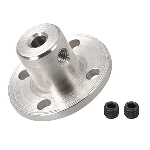 DMiotech 3.17mm Innen Durchm. H12xD10 Flansch Kupplung Anschluss Starre Leitfaden Welle Unterstützung Kuppler Welle Kupplung mit Schrauben für Basteln RC Modell Motoren Silber DMiotech 3.17mm Innen Durchm. H12xD10 Flansch Kupplung Anschluss Starre Leitfaden Welle Unterstützung Kuppler Welle Kupplung mit Schrauben für Basteln RC Modell Motoren Silber von DMiotech