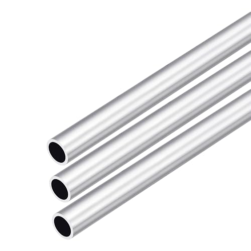 DMiotech 3er Pack (13mm Außendurchmesser x 10mm Innendurchmesser) 6063 Aluminium Rundrohr 300mm Länge Industriemetallrohr für Maschinenrahmenbau DIY-Projekte von DMiotech