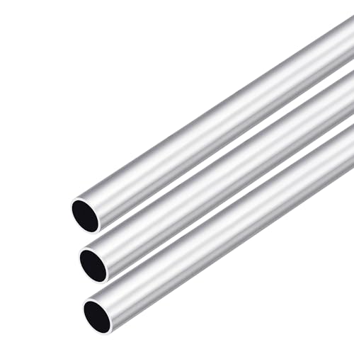 DMiotech 3er Pack (13mm Außendurchmesser x 11mm Innendurchmesser) 6063 Aluminium Rundrohr 300mm Länge Industriemetallrohr für Maschinenrahmenbau DIY-Projekte von DMiotech
