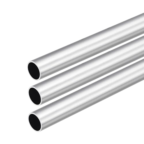 DMiotech 3er Pack (15mm Außendurchmesser x 13mm Innendurchmesser) 6063 Aluminium Rundrohr 300mm Länge Industriemetallrohr für Maschinenrahmenbau DIY-Projekte von DMiotech