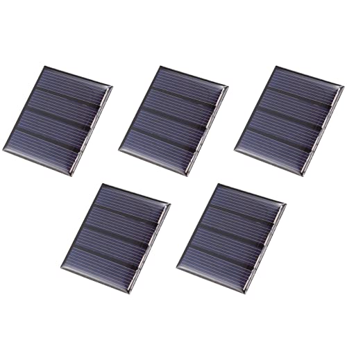 DMiotech 5er Pack 2V 100mA 50,5mm x 40,5mm Mini-Solarpanel für DIY-Elektroprojekte DMiotech 5er Pack 2V 100mA 50,5mm x 40,5mm Mini-Solarpanel für DIY-Elektroprojekte von DMiotech