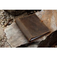 Leder 2 Zoll 3 Ringe Präsentation Ordner Portfolio Organizer , Vintage Notizblock Dokumentenmappe Hardcover Letter Größe L23B05S von DMleatherStudio