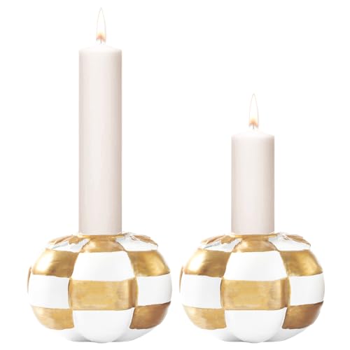 DN DECONATION Deko Kerzenhalter Kürbis 2er Set Goldene – Herbstdeko Kerzenständer Weiß und Gold für Stabkerzen – Kerzenständer für Tischdeko & Wohnzimmer Halloween Thanksgiving DN DECONATION Deko Kerzenhalter Kürbis 2er Set Goldene – Herbstdeko Kerzenständer Weiß und Gold für Stabkerzen – Kerzenständer für Tischdeko & Wohnzimmer Halloween Thanksgiving von DN DECONATION