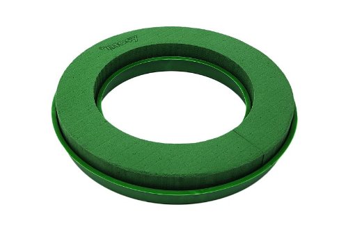 mosy Nass-Steckschaum-Kranz, Wassersp., 35 cm, 1 x Kranz, Steckmasse-Ring, frische Blumen-Gestecke, Tisch-Deko Hochzeit, Frischblumen mosy Nass-Steckschaum-Kranz, Wassersp., 35 cm, 1 x Kranz, Steckmasse-Ring, frische Blumen-Gestecke, Tisch-Deko Hochzeit, Frischblumen von mosy