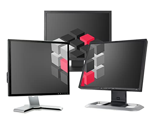 DN 19 Zoll Business Computer Monitor, Desktop Gaming Monitor, HD (VGA - VESA), PC Bildschirm, Schwarz/Grau (Generalüberholt) von DN
