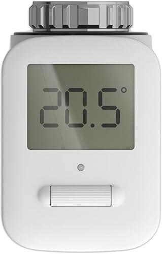 Smart Home Heizkörperthermostat 40318685 | Smarte Temperaturregelung per App & Sprache | DECT ULE | Fenster-Offen-Erkennung | Energieeffizient | Weiß Smart Home Heizkörperthermostat 40318685 | Smarte Temperaturregelung per App & Sprache | DECT ULE | Fenster-Offen-Erkennung | Energieeffizient | Weiß von DN