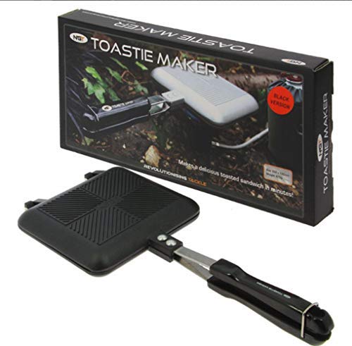 NGT De Luxe Camping Angeln Outdoor Wandern Extra Groß XL Toastie Maker Compact Sandwich Grill Ofen Auswahl unter Schwarz oder Silber - Schwarz NGT De Luxe Camping Angeln Outdoor Wandern Extra Groß XL Toastie Maker Compact Sandwich Grill Ofen Auswahl unter Schwarz oder Silber - Schwarz von DNA