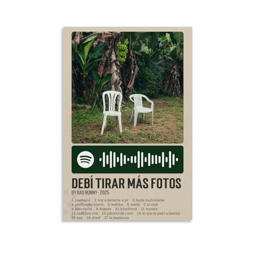 DNANNWOGF Bad Bunny Debí Tirar Más FotosPoster auf Leinwand, Wandkunst für Wohnzimmer, modernes Schlafzimmer, Spielzimmer, Büro, Poster, Familienschlafzimmer, Dekoration, Foto, Bild 20 x 30 cm DNANNWOGF Bad Bunny Debí Tirar Más FotosPoster auf Leinwand, Wandkunst für Wohnzimmer, modernes Schlafzimmer, Spielzimmer, Büro, Poster, Familienschlafzimmer, Dekoration, Foto, Bild 20 x 30 cm von DNANNWOGF