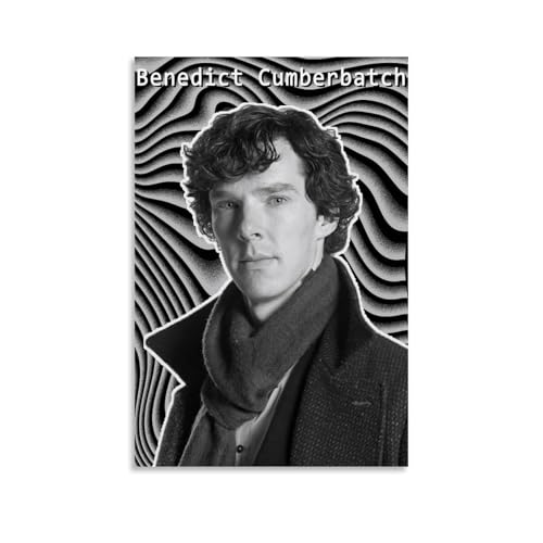 DNANNWOGF Benedict CumberbatchPoster auf Leinwand, Wandkunst für Wohnzimmer, modernes Schlafzimmer, Spielzimmer, Büro, Poster, Familienschlafzimmer, Dekor, Fotobild, 30 x 45 cm, ungerahmter Stil von DNANNWOGF