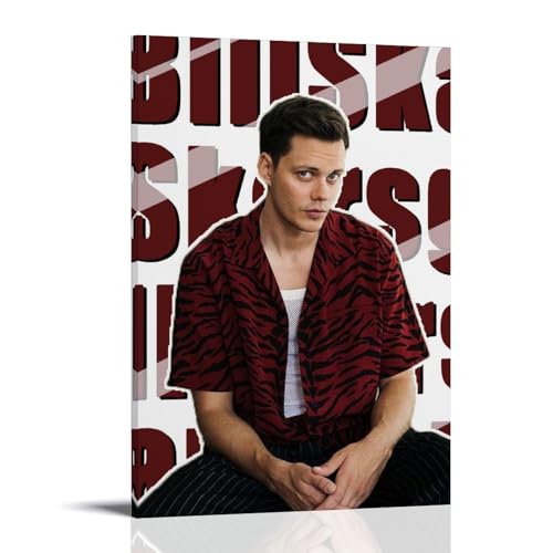 DNANNWOGF Bill SkarsgårdPoster auf Leinwand, Wandkunst für Wohnzimmer, modernes Schlafzimmer, Spielzimmer, Büro, Poster, Familienschlafzimmer, Dekor, Fotobild, 60 x 90 cm, Rahmenstil DNANNWOGF Bill SkarsgårdPoster auf Leinwand, Wandkunst für Wohnzimmer, modernes Schlafzimmer, Spielzimmer, Büro, Poster, Familienschlafzimmer, Dekor, Fotobild, 60 x 90 cm, Rahmenstil von DNANNWOGF