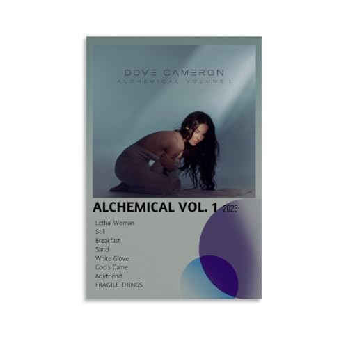 DNANNWOGF Dove Cameron AlchemicalPoster auf Leinwand, Wandkunst für Wohnzimmer, modernes Schlafzimmer, Spielzimmer, Büro, Poster, Familienschlafzimmer, Dekoration, Fotobild, 20 x 30 cm, ungerahmter von DNANNWOGF