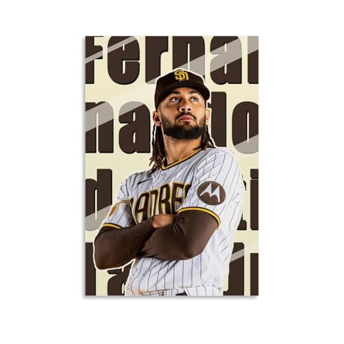 DNANNWOGF Fernando Tatis JrPoster auf Leinwand, Wandkunst für Wohnzimmer, modernes Schlafzimmer, Spielzimmer, Büro, Poster, Familienschlafzimmer, Dekor, Fotobild, 40 x 60 cm, ungerahmter Stil DNANNWOGF Fernando Tatis JrPoster auf Leinwand, Wandkunst für Wohnzimmer, modernes Schlafzimmer, Spielzimmer, Büro, Poster, Familienschlafzimmer, Dekor, Fotobild, 40 x 60 cm, ungerahmter Stil von DNANNWOGF