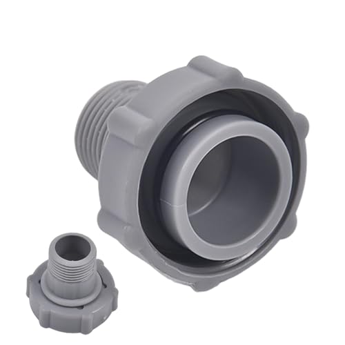 Abflusszubehör für Pool, 3,8 cm (1,5 Zoll), effiziente, auslaufsichere Entwässerung, Montageanschluss für Poolablauf, Poolzubehör von DNCG