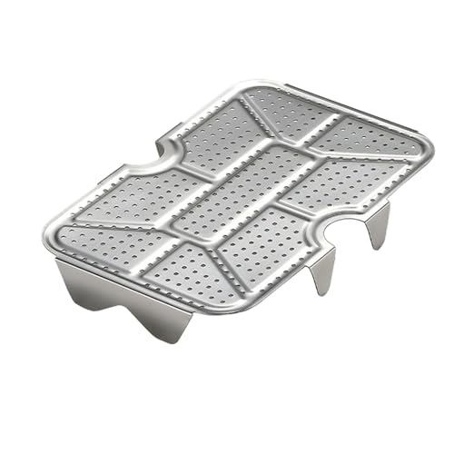 Dampfgarer Rack Lebensmittel Dampfgarer Rack Steaming Rack Lunchbox Tray Steamer Rack für Töpfe Edelstahl Lebensmittel Dampfgarer Multifunktions Dampfschale Dampfgarer Rack zum Kochen Box Net von DNCG