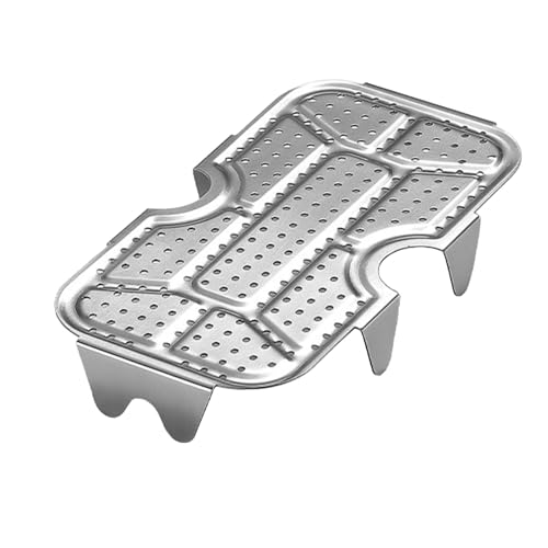 Dampfgarer Rack Lebensmittel Dampfgarer Rack Steaming Rack Lunchbox Tray Steamer Rack für Töpfe Edelstahl Lebensmittel Dampfgarer Multifunktions Dampfschale Dampfgarer Rack zum Kochen Box Net von DNCG