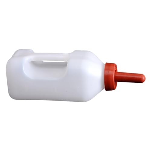 Ziegenfläschchen, 2 Liter Lamm Flasche, Milchspender für Bauernhofziegen mit Griff, Babyflasche für Rindergetränk Kinder, Milchtrinksauger für Kleintiere von DNCG