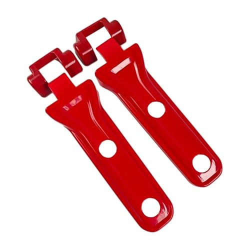 DNDJJM 2 STÜCKE ABS Heckklappe Hintertür Ersatzhalter Scharnier Dekoration Abdeckung Trim Kompatibel Mit Jeep Wrangler JL JLU 2018-2024 Gladiator JT(Pair of red) von DNDJJM