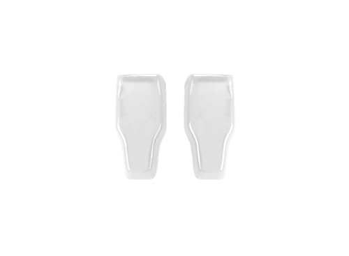 DNDJJM Kompatibel mit Jeep Wrangler JL 2018–2023 Heckklappen-Glasscharnier Heckscheibenwischer-Sprühdüse Dekorative Abdeckung Auto-Außenzubehör ABS(WHITE-2PCS) von DNDJJM