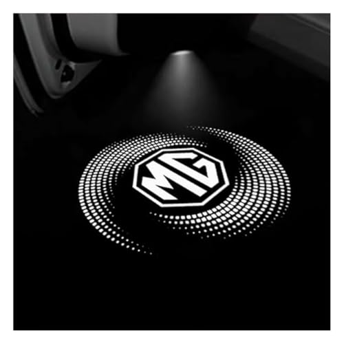 DNEOGOO 2 Stücke Autotür Willkommenslicht für MG3 MG4 EV MG5 MG6 MG HS MG Marvel R MG ZS, Auto Willkommen Projektor Magnet Sensor Emblem Lampen Zubehör von DNEOGOO