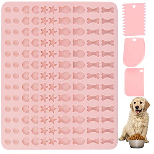 Backmatte Hundekekse 2cm Silikon Backmatten Hundeleckerlies Backform Hundeleckerli Knochen (BPA-Frei) von DNGH