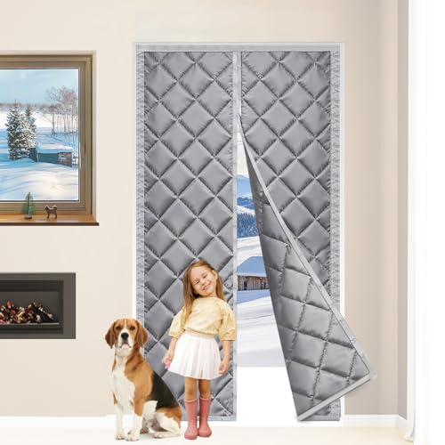 DNGH Thermo Türvorhang Kälteschutz Magnet Wärmeschutzvorhang für Türen 90 x 210 cm Thermotür Kälteschutz Magnetischer Wärmeschutzvorhang Isolierter Türvorhang Geräuschisolierung Winddicht DNGH Thermo Türvorhang Kälteschutz Magnet Wärmeschutzvorhang für Türen 90 x 210 cm Thermotür Kälteschutz Magnetischer Wärmeschutzvorhang Isolierter Türvorhang Geräuschisolierung Winddicht von DNGH