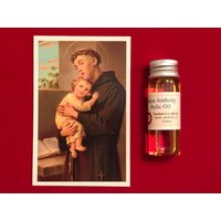 Heiliger Antonius Von Padua Devotionalie Relikt Heilige Ölpackung | Berührt Mit Einem Des Heiligen Antonius von DNJC
